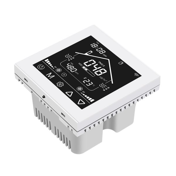 LCD Digital Ventilation Fan Motor Controller With Bypass Valve Control Real Time Monitor