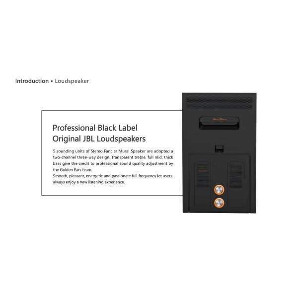 Atmosphere Light Control Wall Mounted Bluetooth Speaker Gesture Sensing