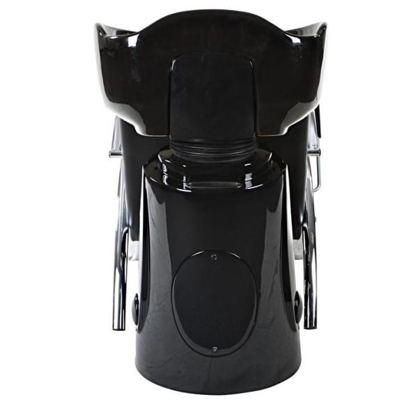 Pu Leather Salon Shampoo Chairs Free Standing With Ceramic Bowl , OEM ODM Service