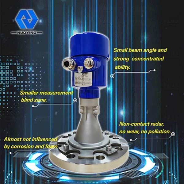 Measuring range: 40 meters Measurement accuracy ±3mmPower supply: 24VDC (two lines, four lines) Radar Water Level Sensor
