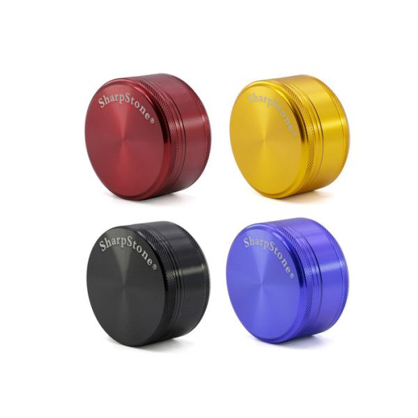 SHARPSTONE 4-layer Aluminum Alloy 63mm Diameter Endoplasmic Mesh Cigarette Grinder Herb Grinders