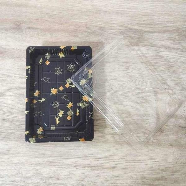 Disposable Japanese Plastic Fish Shaped Sushi Packaging Serving Tray Biodegradable Takeaway Boat Shaped To Go Box
