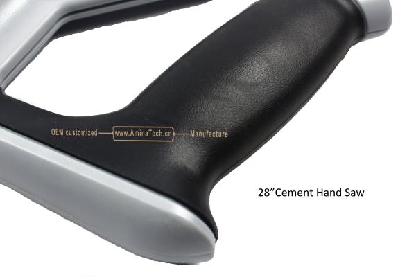 28Cement Hand Saw,Carbon Steel,Tungsten Carbide Tip,Rubberized Handle,Cutting Cement,Concrete