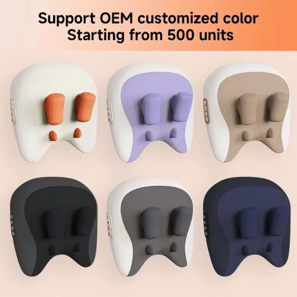 Portable Shiatsu Neck Massager with 6D Kneading Massage and Heat Therapy for Neck and Shoulder Relief