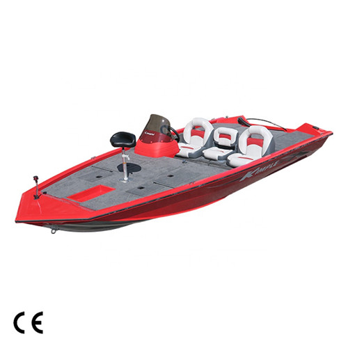 Ce Certified 5.18m 17ft outboard Aluminum Bass Boat Leisure Yacht