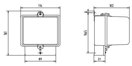 Anti - UV PC Cover 10A 20A 30A 40A Eletromechanical Type Single Phase kilowatt hour meter