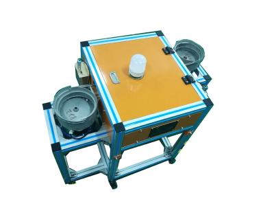 B22 Bulb Cap Nailing Crimping Punching Testing Machine For LED Lamp Cap E40