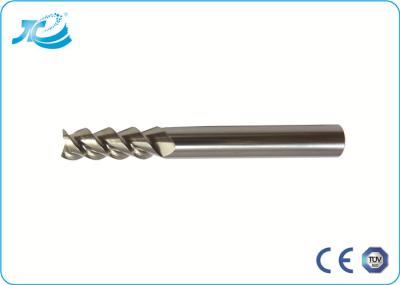 Flat Bottom End Mill Hardness 55 / 60 / 65 For Slotting / Milling