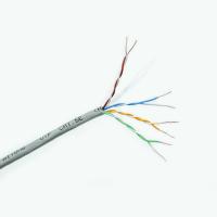 Pares 24awg 4 Lan Cable Indoor Wiring CAT5e de cobre desencapados Unshielded de UTP