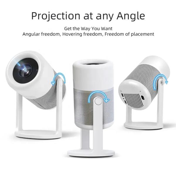 J1 Mini Flip Android 11.0 Projector , Smart Home Projector HY300 HY320 Smart Projector