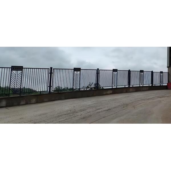 OEM ODM Design Galvanized Tubular Security Steel Fence