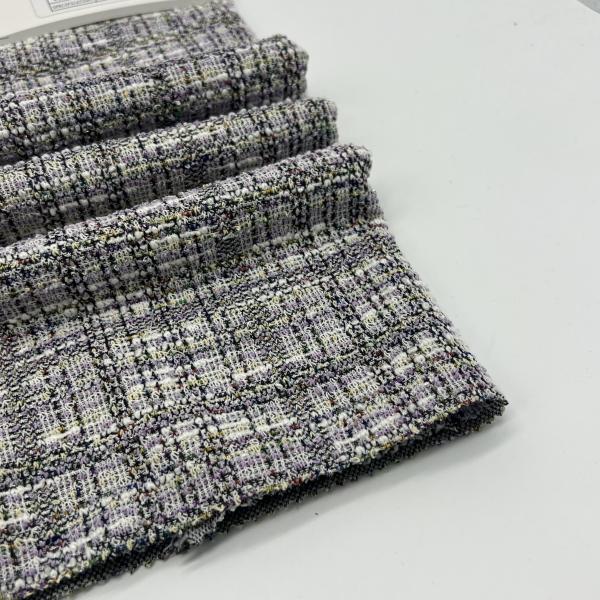 Medium GSM Knitting Jacquard Fabric Cotton Polyester Assorted  F02-088
