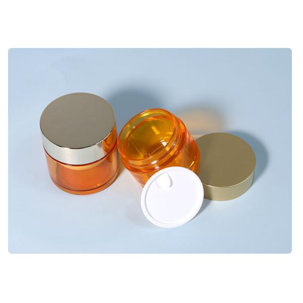 Produits cosmétiques en PET Bouteilles cosmétiques 30g 50g 60g Contenants en PET transparents avec couvercle