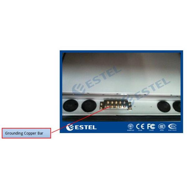 Промышленный на открытом воздухе шкаф батареи UPS, энергосберегающее шкафа базовой станции Rainproof