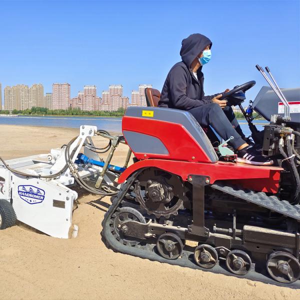 Alkaline Cleaning Beach Sweeper for Sand Cleaning The Great Beach Clean Sand Machine