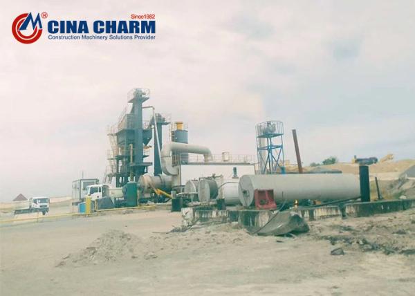 Double axis Portable Asphalt Mixing Plant Asphalt Batching Plant 160t/H
