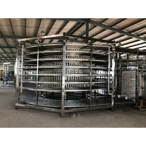                  Large Commercial Bakery Bread Spiral Cooling Conveyor Machine Manufacturer             