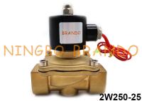 vanne électromagnétique 2W250-25 fermée normale électrique en laiton pour la manière eau-air du gazole 2