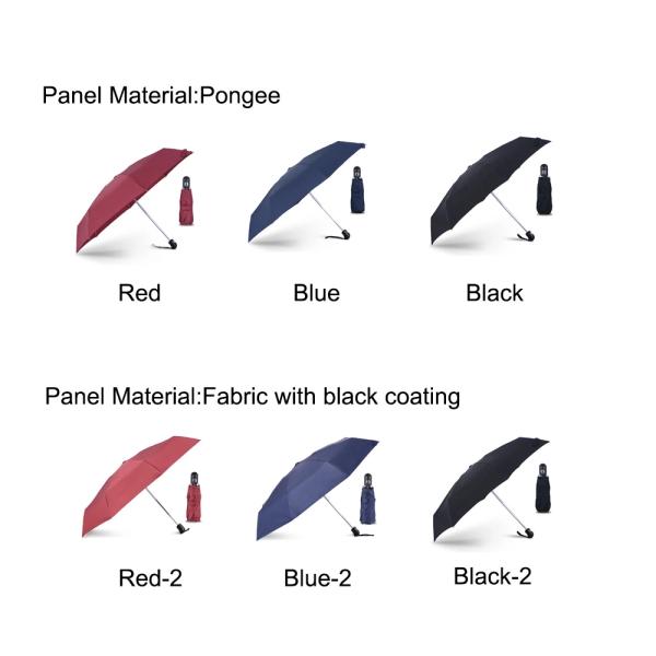 UV Protection Five Portable Folding Umbrella Black Coating