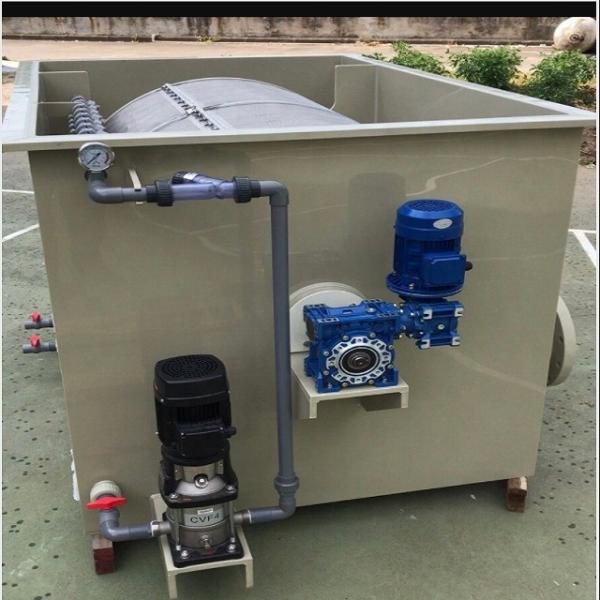 Filtro automático de tambor rotativo para aquicultura ecológica no sistema RAS