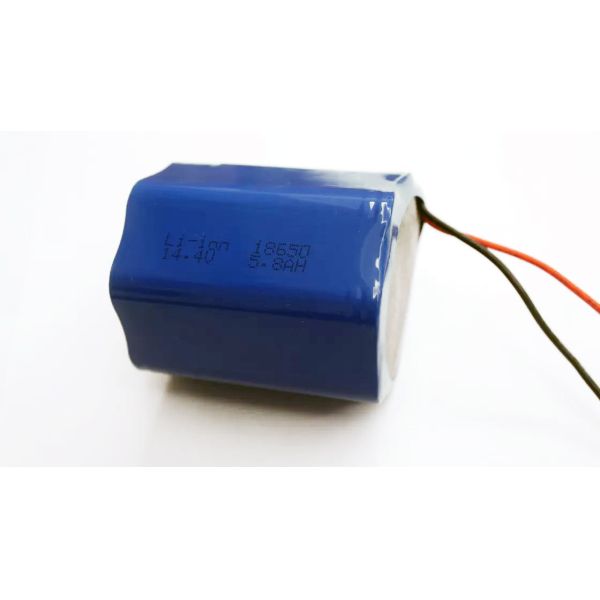 14.4V 5800mAh 1000 Cycles Lithium Ion Battery Pack for Underwater Lighting