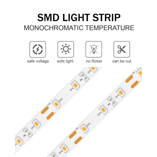8mm 120LED 4000K естественная электропластина SMD2835 светодиодная ленточная лампа на 50000 часов