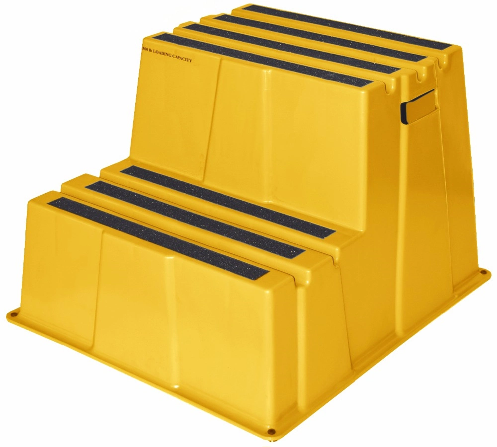 Высокая безопасность 2 - пластмасса HDPE лестницы шага шага легкая для того чтобы двинуть