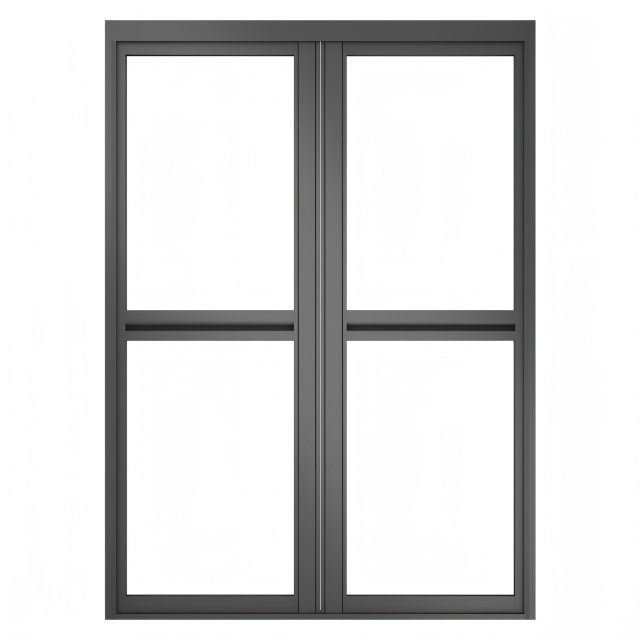 Waterproof Double Tempered Glass Aluminium Frame Sliding Glass Window With Mosquito Screen