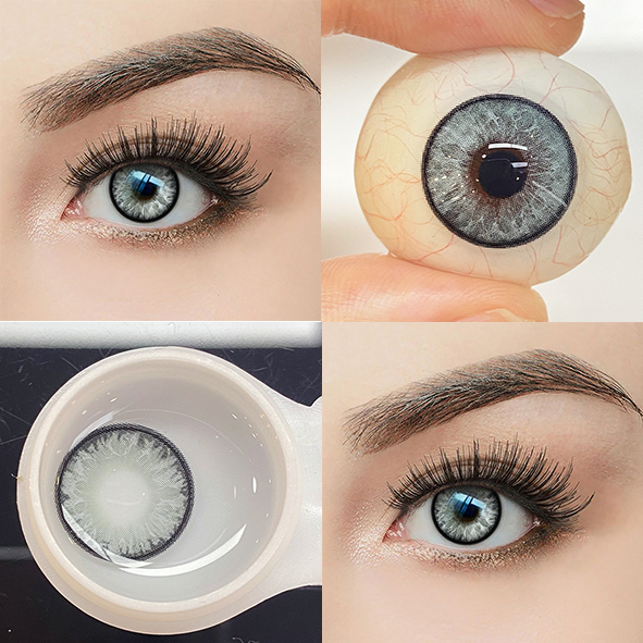 Grey-Cyan Blue 14.5mm Yearly Colored Lens – Wholesale Manufacturer, Factory Direct CE ISO