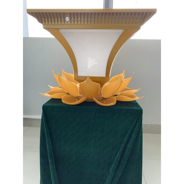 Bright Lotus Led Garden Lamp IP66 Outdoor Landscape 50W All In One 2800K-6500K