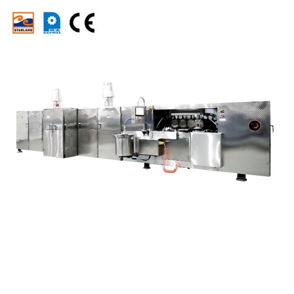PLC Controlled Wafer Biscuit Production Line Made Of Stainless Steel For Customized Production Requirements