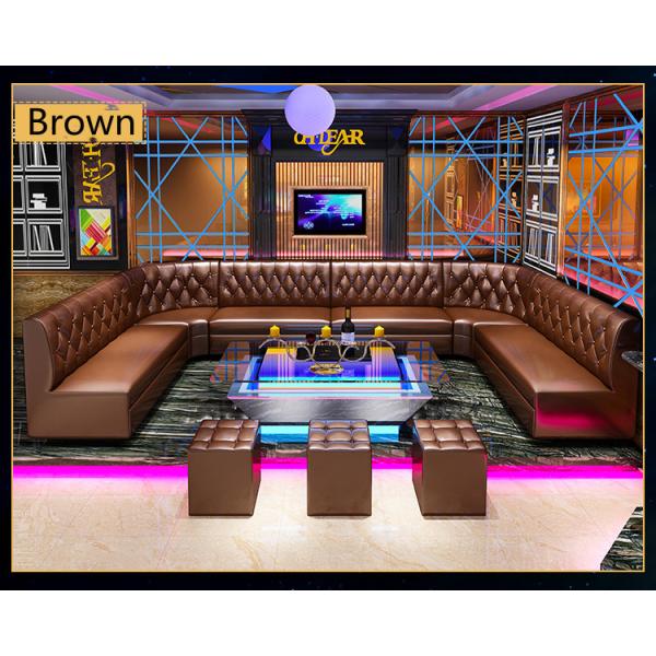 Modular U Shaped Leather Sectional Couch With Chaise Hotel Lobby Princess