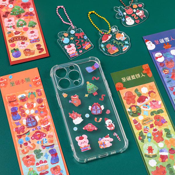 Стикеры УЛЬТРАФИОЛЕТОВОГО устойчивого праздничного винила стикеров декоративные для подарков дела