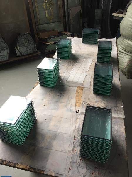 Office Beveled 300 X 200MM Sealed Double Pane Glass Units 12A 5MM