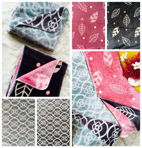 2018 All Season Coloful Flannel Baby Blanket 100*120cm 100% Polyester 150D 288F