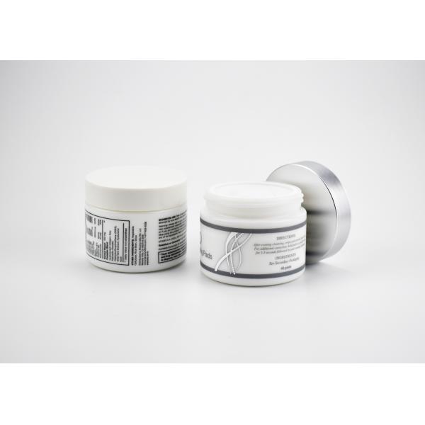 Classic Jade White 4OZ 120ml Opal Glass Cosmetic Jars, Cylinderic White Glass Packaging, Primary Medical Skincare Jars