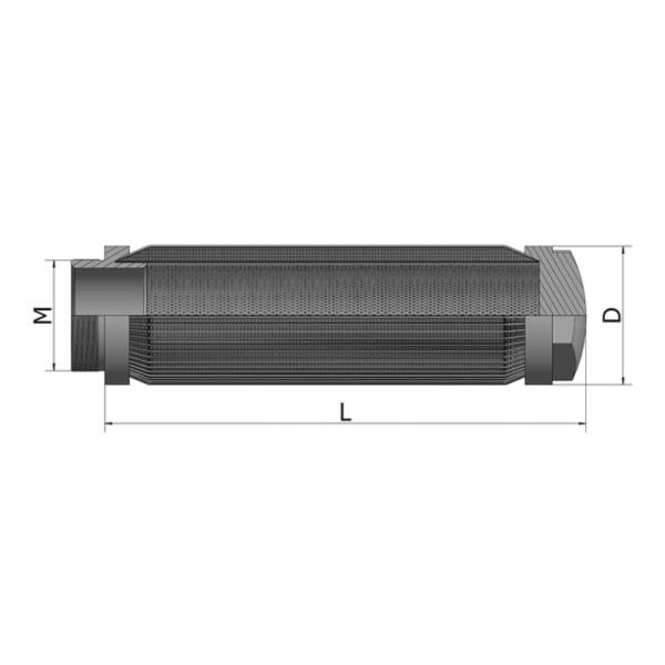 Stainless Steel Pleated Cartridge Filter SS304 SS316 SS316L