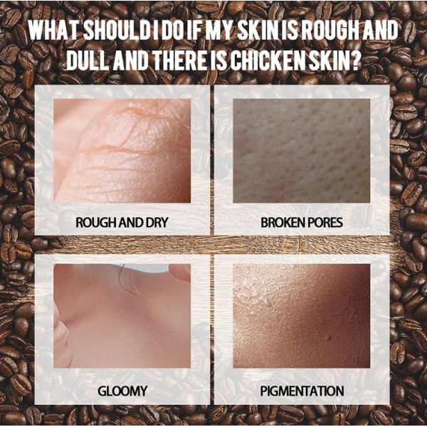Wholesale Herbal Gentle Exfoliation Coffee Scrub Cream for Body Skin Brightening