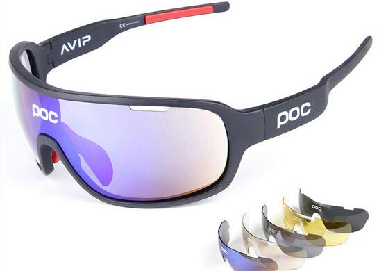 POC eyewear men women bike glasses fishing shooting skiing climbing driving sunglasses 8 Frame 5lens bicycle glasses