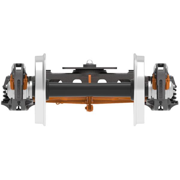1000mm Gauge Railway 4 Wheel Bogie Meter Gauge Ø724mm Diameter Wheels