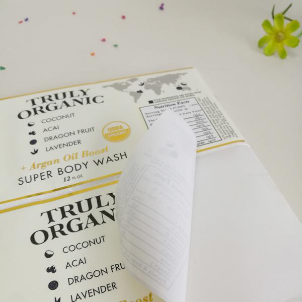 Personalized Custom Sheet Adhesive Food Packaging Label Sticker With Logo Printed For Vinegar Bottle Packaging