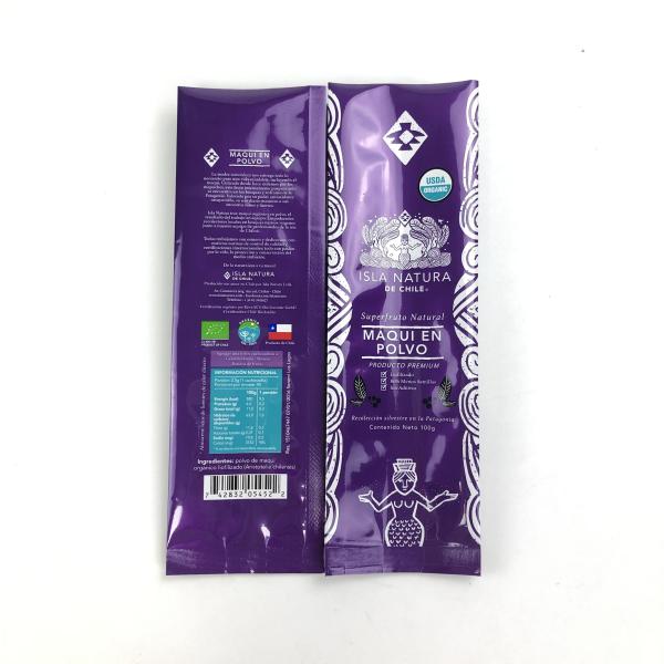 Sacos de empacotamento do reforço lateral lustroso do filme 250g 1kg 16oz VMPET