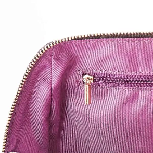 Transfert imprimé femmes maquillage organisateur de voyage mignon 10 x 3 x 8 pouces étiquette privée