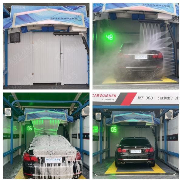 Автоматическая безконтактная машина для стирки автомобилей оборудование KL-360 PLUS 22kw Водяной насос 22kw Вентилятор