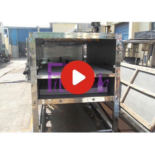 Стекло разлило машину по бутылкам 36℃ сока охлаждая - 85℃ для горячей машины завалки