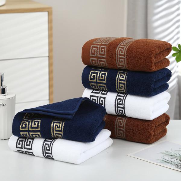 Logotipo personalizado Seco rápido Tecido de algodão 100% Hotel Toalha de banho Set para ocasião Natal