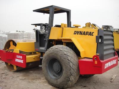 Poder compacto de 10 toneladas do ano 2006 do rolo de estrada da mão de Dynapac CA25D segundo