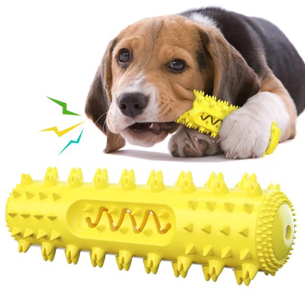 Multifunctional Squeaky Dog Chew Toy – TPR Dental Stick with Sound and Treat Dispenser, 200g, Bulk Pet Supplies for Export