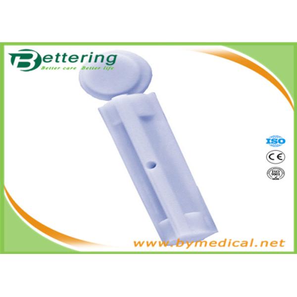 Medical Sterile Flat Plastic Twist Top Lancet Asepsis Blood Collector Disposable 28/30G