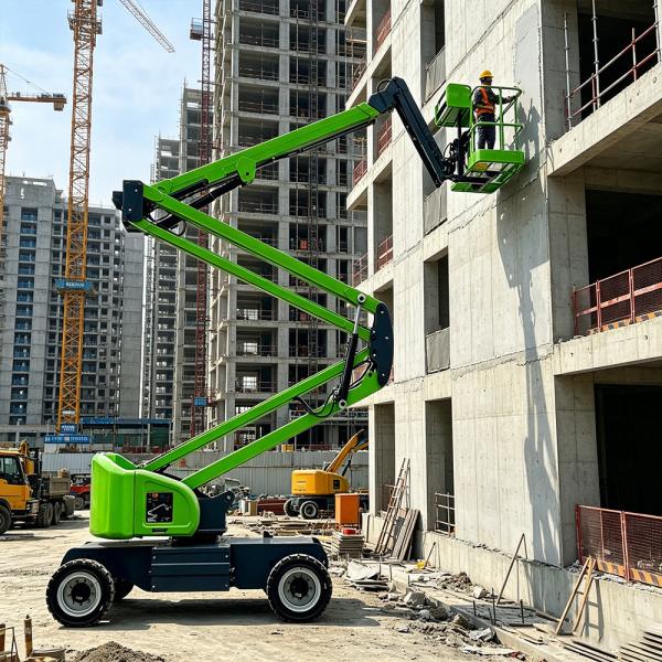 40 Ft Telandor Diesel Articulating Boom Lift For Demolition